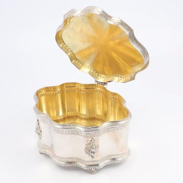 Judaica - .925 zilver - 1970-1980 - Etrogdoos