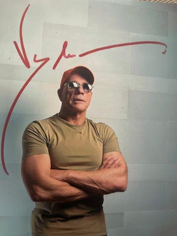 Jean Claude Van Damme - Signed in person (2024) - Jcvd photo, Nieuw