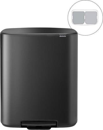 Brabantia Bo Prullenbak 2 x 30 liter — nieuw, Verzenden, Nieuw