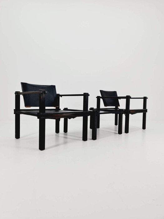 Chaise de salle à manger - Bois - Un ensemble de salon, Antiek en Kunst, Kunst | Designobjecten