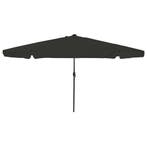 vidaXL Tuinparasol Zwart 395 x 395 x 245 cm Polyester, Verzenden