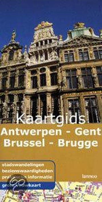 ANTWERPEN, GENT, BRUSSEL, BRUGGE KAARTGIDS - Lemmens, Verzenden, Nieuw