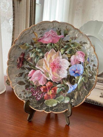 Limoges. Laviolette. - FARGE. - Bord - Superbe assiette, Antiek en Kunst