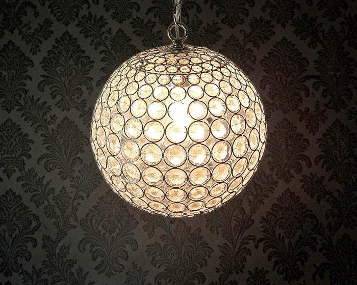 Kroonluchter - Spectaculaire Kristal Hanglamp - Kristal,, Antiquités & Art, Curiosités & Brocante