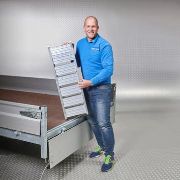 Datona Oprijplaat aluminium opvouwbaar - 182 cm - Datona, Ophalen of Verzenden, Nieuw