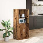 vidaXL Keukenkast 57x41,5x131,5 cm bewerkt hout oud, Verzenden, Nieuw