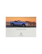 2002 MERCEDES BENZ SLK BROCHURE SPAANS