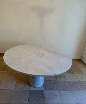 Angelo Mangiarotti - Tafel - Carrara marmer