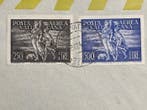 Cité du Vatican 1948 - Tobia - 2 valeurs élevées sur FDC -, Gestempeld
