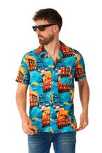 IT Overhemd Korte Mouwen Heren OppoSuits, Verzenden, Nieuw