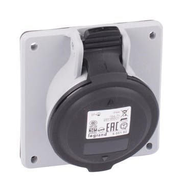 Prise encastrée Legrand 500V 16A 4P IP44 P17 - 555192, Verzenden, Nieuw