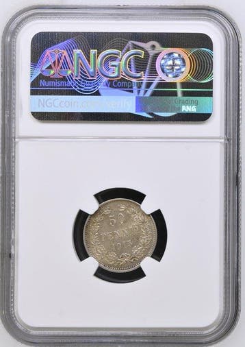 Finlande. Nicholas II. 50 Penniä 1915 - NGC MS62