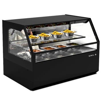 Verwarmd Wandmeubel | INTEGRA COMBI | Zwart | 60°C/70°C | 2, Verzenden, Nieuw in verpakking