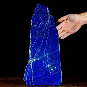 Edelsteen - Grote decoratieve blauwe lapis lazuli, Verzamelen