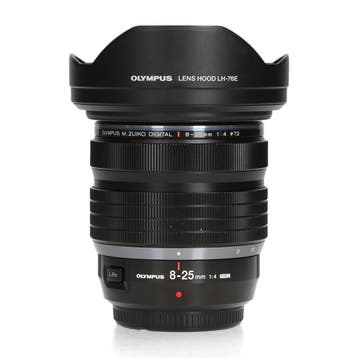 Olympus 8-25mm f/4 PRO M.Zuiko ED · 1 jaar garantie, Ophalen of Verzenden, Zo goed als nieuw