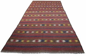 Anatolië Kelim antiek van wol - Vloerkleed - 400 cm - 170 cm