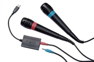 2x Originele Singstar Microfoon Wired PS2, PS3, Games en Spelcomputers, Ophalen of Verzenden, Zo goed als nieuw