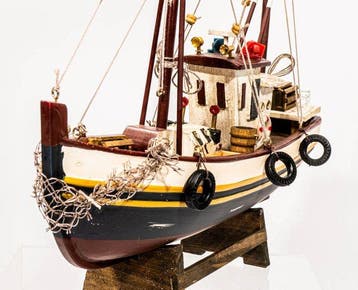 Modelschip - TOP DETAILS: Maritimes Modell-Schiff (Kutter)