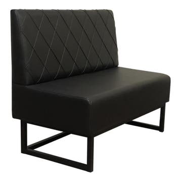 Horeca Bank | TROJE | Kunstleer/Metaal | Black | Zwarte, Verzenden, Nieuw in verpakking