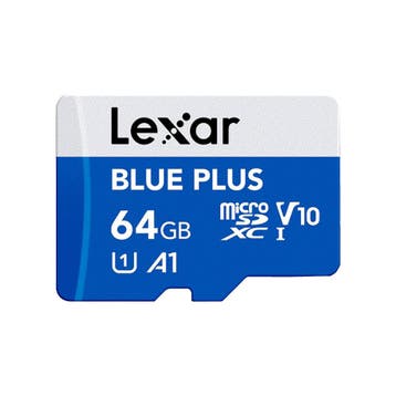 Lexar 64GB Micro SD Blue Plus 100MB/s geheugen met garantie, Ophalen of Verzenden