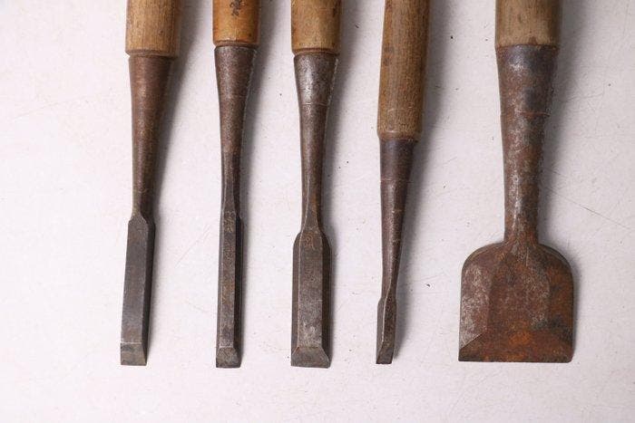 Japanese vintage chisel  Nomi - Werkgereedschap, Antiek en Kunst, Antiek | Speelgoed