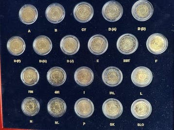 Europa. 2 Euro 2012 10 Jaar Euro (21 munten) (Zonder
