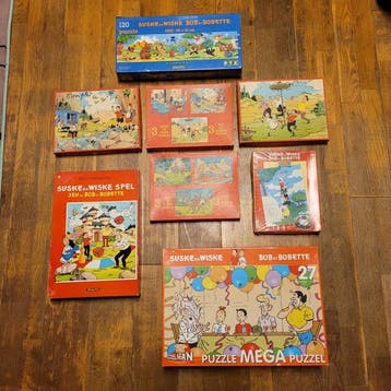 Suske en Wiske - 8 Diverse spellen en puzzels, Nieuw