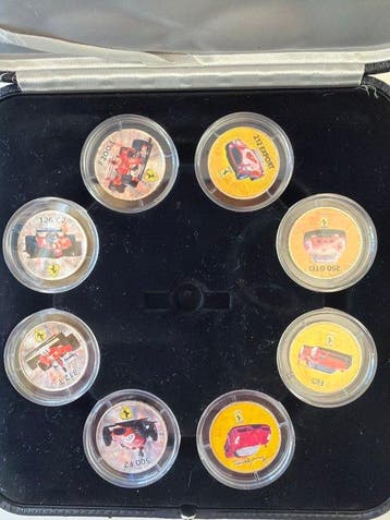 Italië. 500 Lire 2001, Official Ferrari Caravelle Coin, Postzegels en Munten