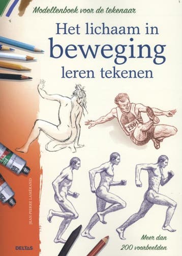 Modellenboek voor de tekenaar Het lichaam in beweging leren, Verzenden, Zo goed als nieuw, Jean-Pierre Lamérand
