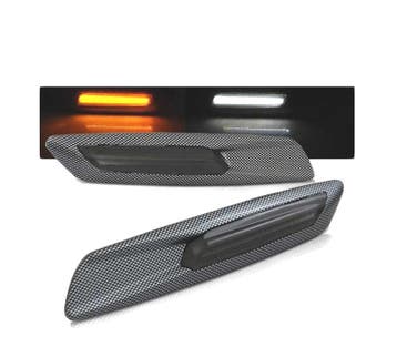 Clignotants Latéraux Led Pour Bmw Look F10 Smoke Carbon, Verzenden