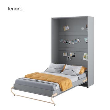 Lenart Bed Concept Pro Verticaal Opklapbed 120x200 - Grijs