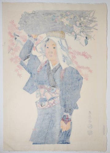 Kotozuka Eiichi • Vrouw uit hara • 1950er jaren • Japanse