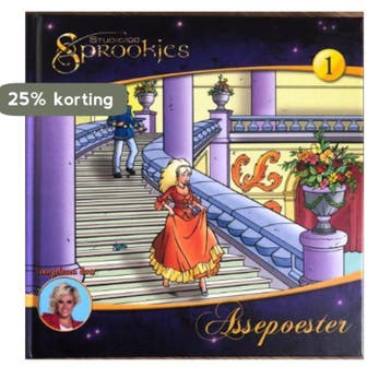 Assepoester sprookjes luister CD met boek 20 x 20 cm, Verzenden