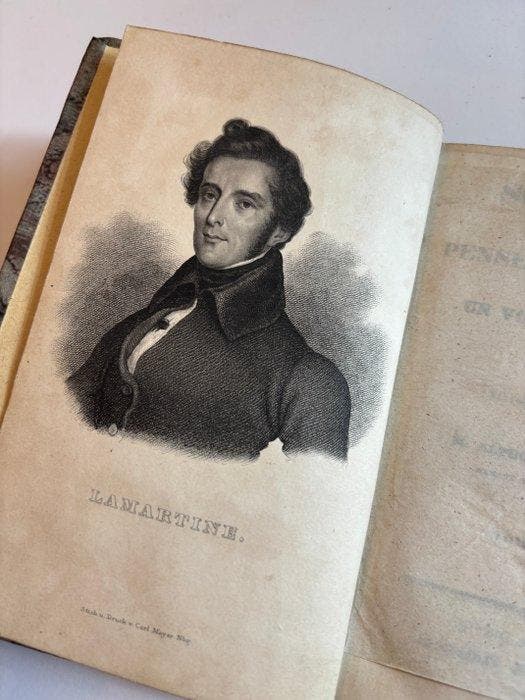 Alphonse De Lamartine - Souvenirs, impressions, pensées et, Antiek en Kunst, Antiek | Boeken en Manuscripten