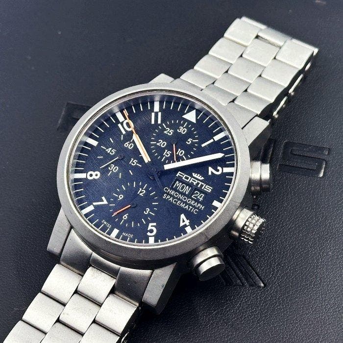 Fortis - Spacematic Chronograph Automatic - Zonder, Bijoux, Sacs & Beauté, Montres | Hommes