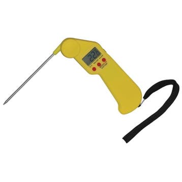 Thermometer kunststof kleurcode geel Hygiplas, Verzenden, Nieuw in verpakking