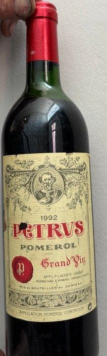1992 Petrus - Pomerol - 1 Fles (0,75 liter), Verzamelen, Nieuw