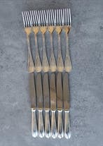 Christofle - Bestekset (12) - Parels - Verzilverd, Antiek en Kunst