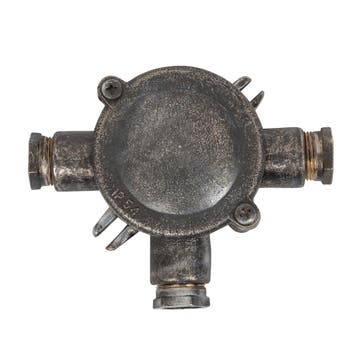 Jaren 30 Schakelmateriaal Jaren 30 Lasdoos T Tin, Doe-het-zelf en Bouw, Elektriciteit en Kabels, Verzenden, Nieuw, Schakelaar