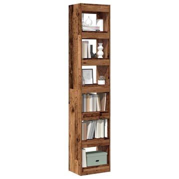 vidaXL Boekenkast/kamerscherm 40x30x198 cm oud houtkleurig, Verzenden