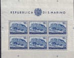 San Marino 1943/1951 - San Marino postzegels van de periode, Gestempeld