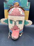 Masker in de Hopi-kachina-stijl - Hout - Achyuta Deva Raya