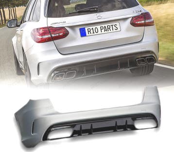 Pare Chocs Arriere Pour Mercedes Classe C W205 5P 19- Look C, Verzenden, Nieuw