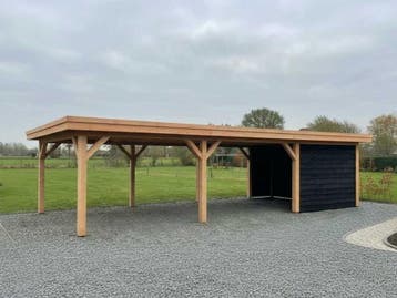 Veiling - Douglas buitenverblijf met berging  1500x500x257 c