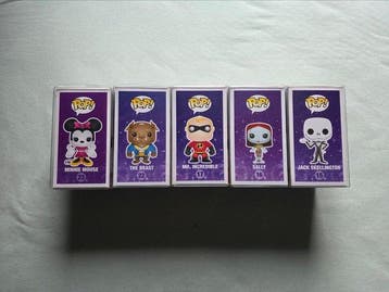 Funko - Funko Pop Jack Skellington; Sally; Mr. Incredible;