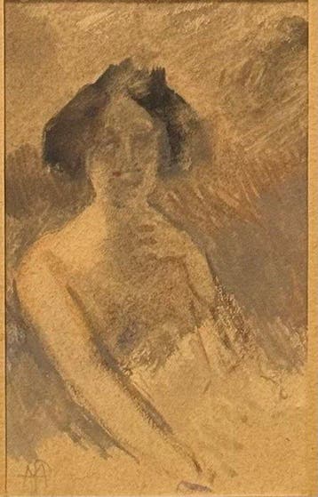 scuola ita - Ritratto di Donna