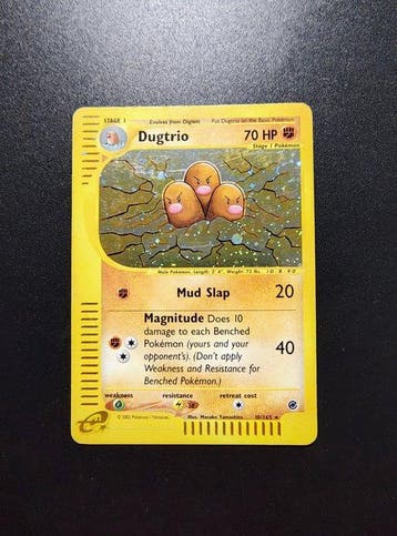 Pokémon - 6 Card - Dugtrio Holo - Alakazam Raro - Meganium
