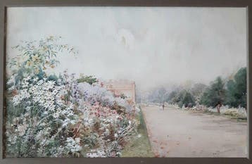 Walter Duncan (1848-1932) - Blooming shrub