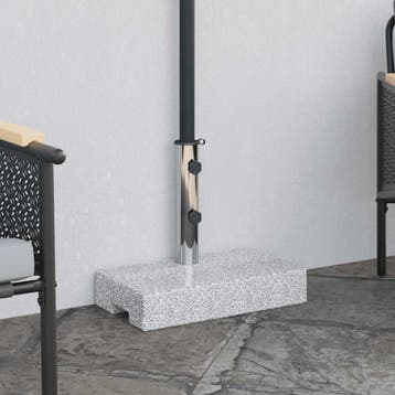 vidaXL Parasolvoet rechthoekig 25 kg graniet, Verzenden, Nieuw