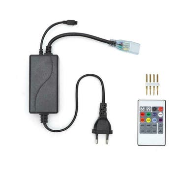 Ledstrip RGB IR afstandsbediening 220 Volt 20 knops 720W, Verzenden